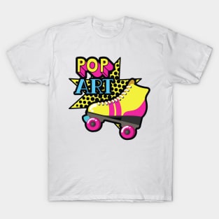 Pop Art - Roller Skates T-Shirt
